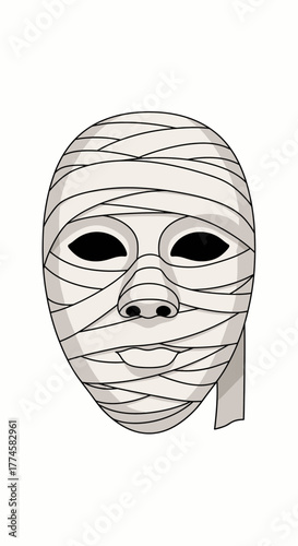 Mummy Mask - Wrapped in Mystery and Ancient Lore.