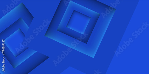 Abstract blue background with diamond square shapes. modern trendy fresh color for presentation design, flyer, social media cover, web banner, tech banner