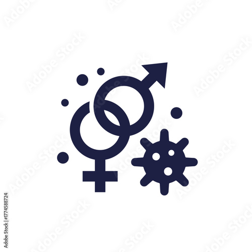 HPV icon, Sexual transmitted disease, Human papillomavirus