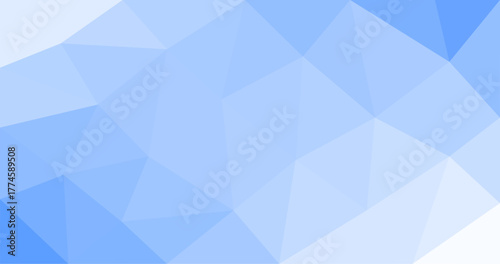 Blue abstract Low polygonal background Geometric design for Graphics Element