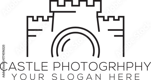 classic Castle logo design for download