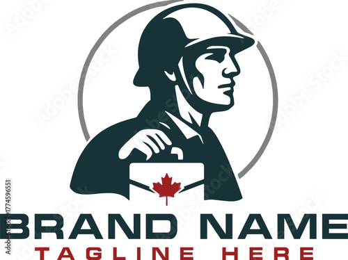 working logo design vector, team work contraction logo design vector