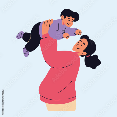 Parents with babies sharing joyful moments filled with laughter and love