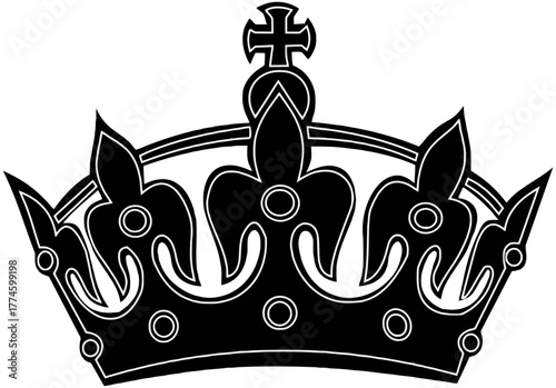 royal crown vector