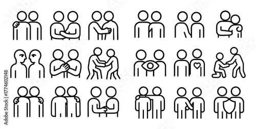 Minimalist Support Icons