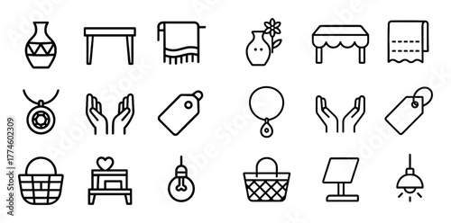 Minimal Handicraft Icons