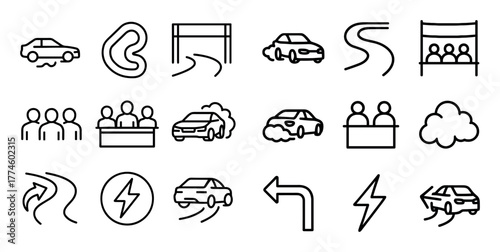 Drift Icon Set