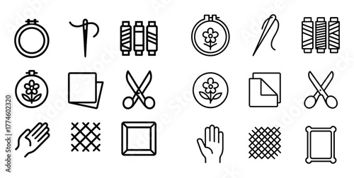 Minimalist Handicraft Icons