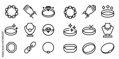 Jewelry Icon Set