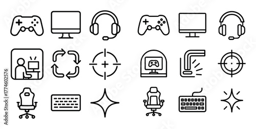 Gamer Icons Grid