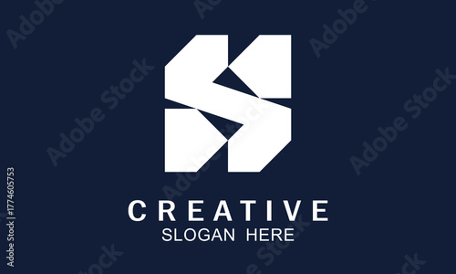S shape logo style. Good for construction or other business.