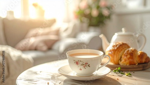 Wallpaper Mural English Breakfast Tea with Milk Torontodigital.ca