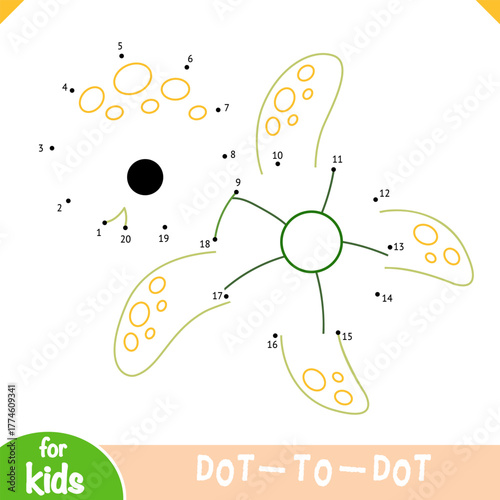 Cute sea turtle dot to dot page for kids about ocean animals. Connect numbers to complete the outline. Educational game for coloring and number practice.