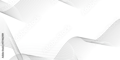 Abstract blue wave lines pattern on white background. vector eps10