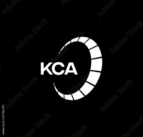 KCA set ,KCA logo. K C A design. White KCA letter. KCA, K C A letter logo design. Initial letter KCA letter logo set, linked circle uppercase monogram logo. K C A letter logo vector design.