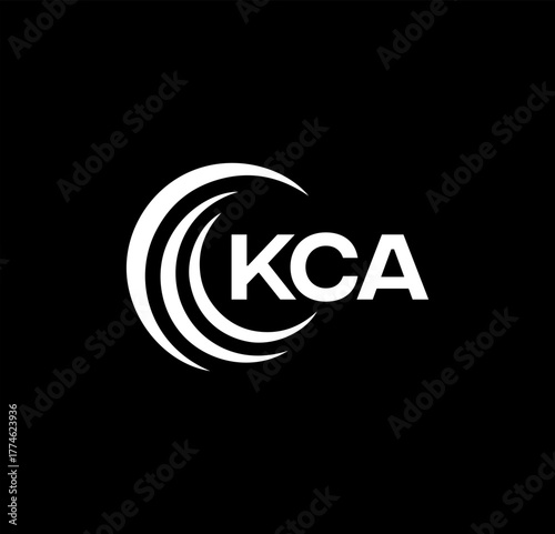 KCA set ,KCA logo. K C A design. White KCA letter. KCA, K C A letter logo design. Initial letter KCA letter logo set, linked circle uppercase monogram logo. K C A letter logo vector design.