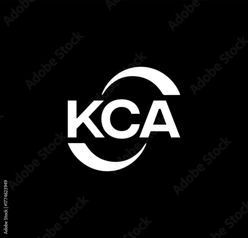 KCA set ,KCA logo. K C A design. White KCA letter. KCA, K C A letter logo design. Initial letter KCA letter logo set, linked circle uppercase monogram logo. K C A letter logo vector design.
