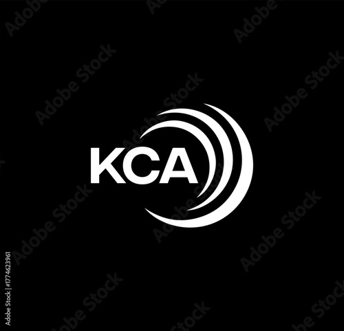 KCA set ,KCA logo. K C A design. White KCA letter. KCA, K C A letter logo design. Initial letter KCA letter logo set, linked circle uppercase monogram logo. K C A letter logo vector design.