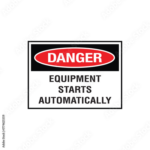 Danger Equipment Faulty Call Immediately Sign: Mandatory Warning Banner for Machinery Alert