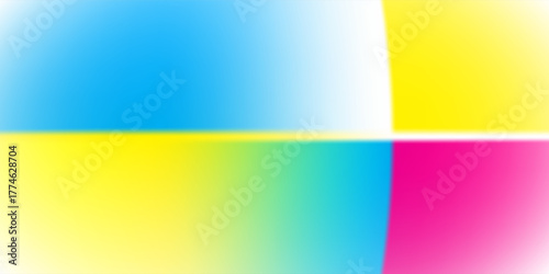 Amazing Blue Orange Yellow White Blur Gradient With Noise Grain Textured, Good For Flyer, Poster