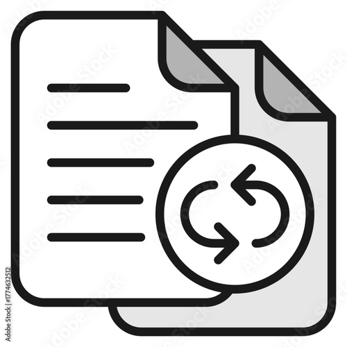 Draft Copy Icon For Design Elements