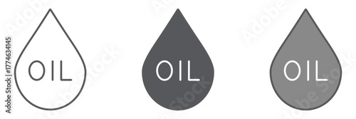 Oil drop icon, fuel and liquid, oil droplet sign, vector graphics, a linear pattern on a white background. editable stroke