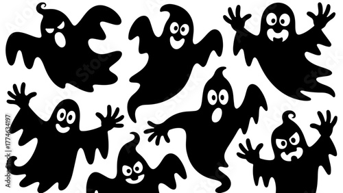 Festive Halloween Spirit Icons