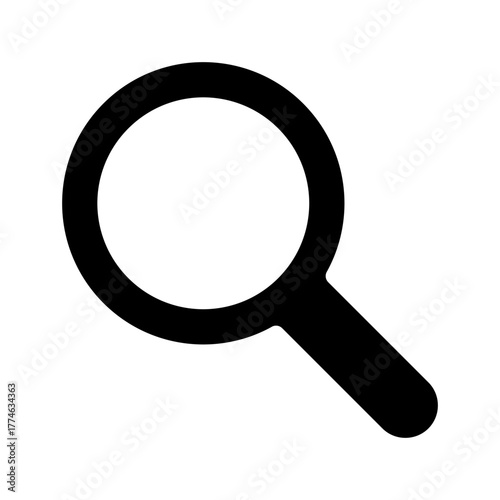 Magnifying Glass From Artificial Intelligence Icon Set