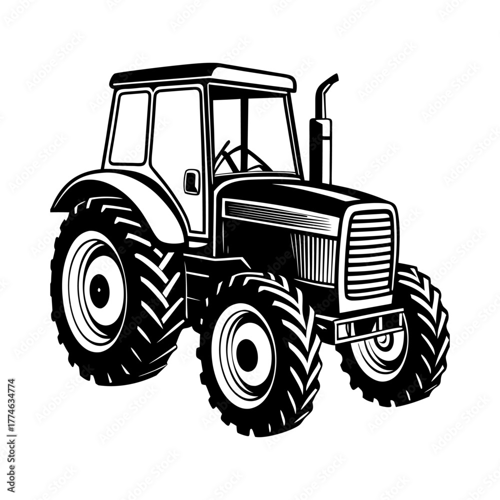 Obraz premium Farming Tractor