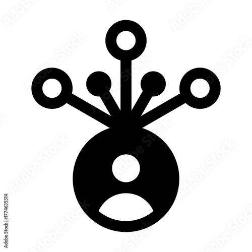 Social Networking From Artificial Intelligence Icon Set