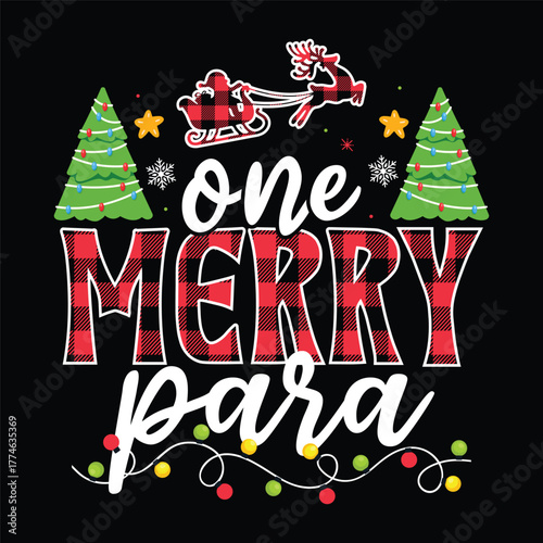One Merry para Christmas Decorative Designs, One Merry Family Christmas Decorative Designs