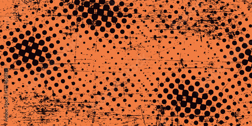 Dirty Grunge Halloween Dark Background