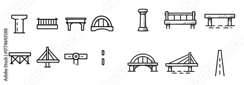 Car Bridge Icons