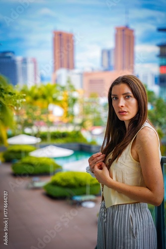 Portrait of a Woman in Kuala Lumpur Malaysia 