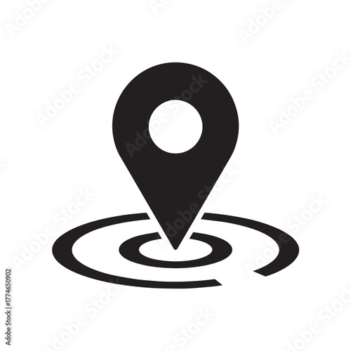 Location point icon vector illustration