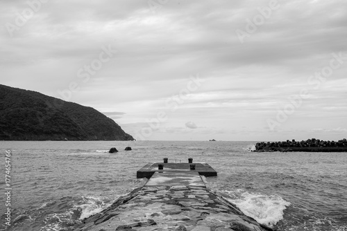 View on the Japanese ocean