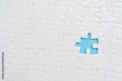 Missing a pieces of jigsaw puzzles