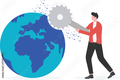 Global economic risks. Politics, war, inflation. impact of the Fed interest rate policy.
