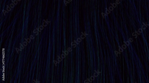 Abstract Blue and Green Streaks on Dark animation Background. Flowing blue and green streaks create a sleek dynamic abstract animation with smooth glowing lines