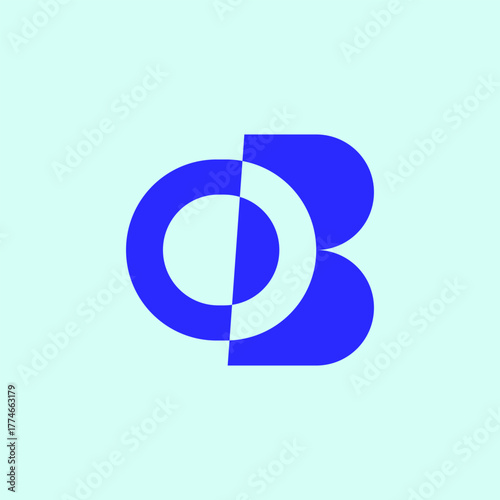 Modern abstract logo design - creative business branding vector concept