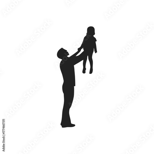 father is playing with his child