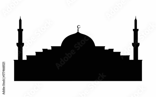 taj mahal silhouette