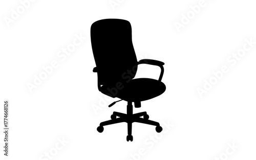 office chair isolated on white