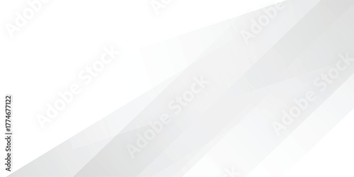 White modern abstract wide banner with geometric shapes. vector pattern design banner eps10