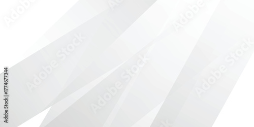White modern abstract wide banner with geometric shapes. vector pattern design banner eps10