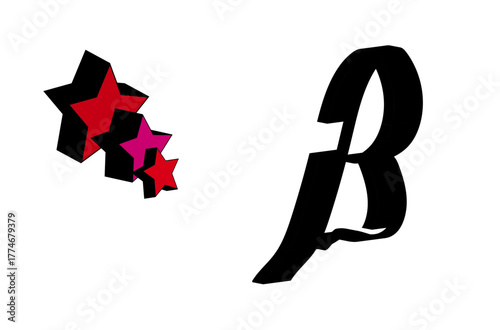 Black 3D vector illustration of high heels shoes for business design with clipping path