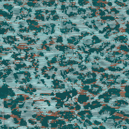 Grunge Wallart Style Abstract StripesVector Leopard Skin Seamless Pattern, surface, all over print animal skin grunge art, womenswear top, bottom, fashionable trendy new style wrapping paper 