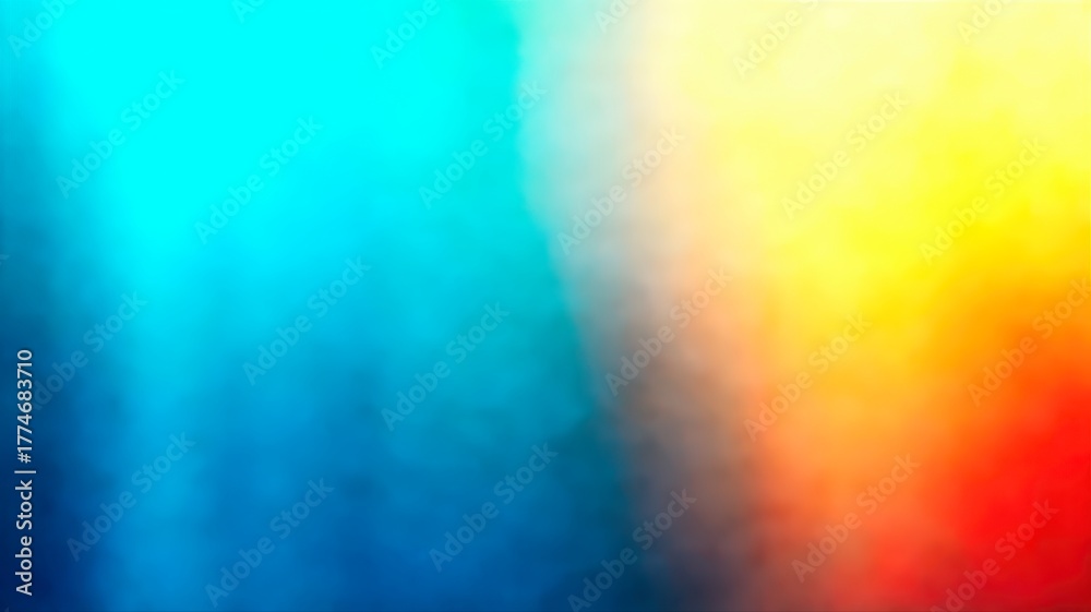 Fototapeta premium Vibrant colors blend in abstract light play