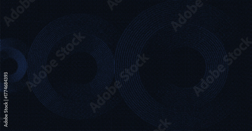 Abstract Dark Shape with a Hint of Blue Light.