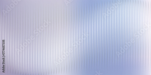 Vector Gray Blurred Glass Gradient background. Vertical Ribbed glass texture. Abstract bg.